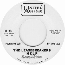 The Leasebreakers Help Vinyl 7" USED