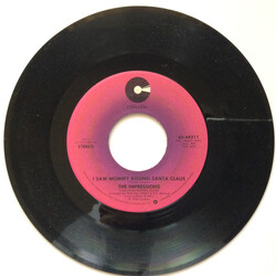 The Impressions I Saw Mommy Kissing Santa Claus / Silent Night Vinyl 7" USED