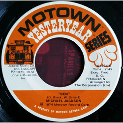 Michael Jackson Ben / I Wanna Be Where You Are USED VINYL 7INCH 45 RPM SINGLE