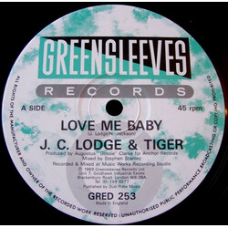JC Lodge;Tiger Love Me Baby USED VINYL 12"