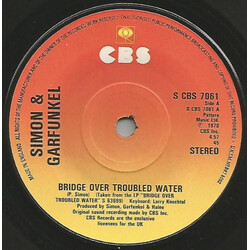 Simon & Garfunkel Bridge Over Troubled Water USED VINYL 7INCH 45 RPM SINGLE REISSUE