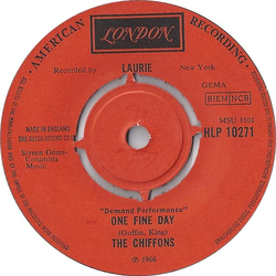 The Chiffons One Fine Day / Sweet Talking Guy Vinyl 7" USED
