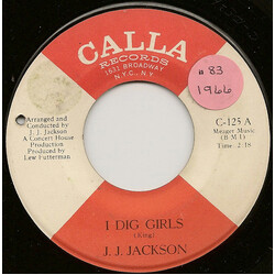 J.J. Jackson I Dig Girls / That Ain't Right USED VINYL 7INCH 45 RPM SINGLE