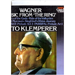 Richard Wagner / Otto Klemperer / Philharmonia Orchestra Klemperer Conducts Wagner / Music from The Ring, Tannhäuser & Parsifal Vinyl LP USED