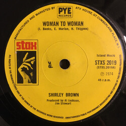 Shirley Brown Woman To Woman / Yes Sir Brother USED VINYL 7INCH 45 RPM SINGLE