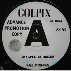 Jane Morgan My Special Dream USED VINYL 7INCH 45 RPM SINGLE PROMO