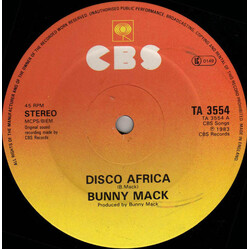 Bunny Mack Disco Africa VINYL 12" USED