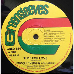 Ruddy Thomas / JC Lodge / Ruddy Thomas Time For Love / In The Summer Time USED VINYL 12INCH 45 RPM