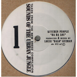 Kitchen People / Jungle Luv Ba Ba Lou / Jungle Luv Theme USED VINYL 12INCH 33 S RPM