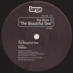 Roy Davis Jr. The Beautiful One USED VINYL 12INCH 45 RPM
