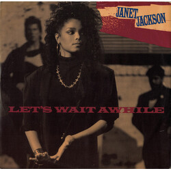 Janet Jackson Let's Wait Awhile VINYL 12" USED