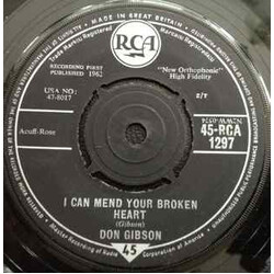Don Gibson I Can Mend Your Broken Heart USED VINYL 7INCH
