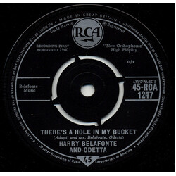 Harry Belafonte / Odetta There's A Hole In My Bucket / Chickens USED VINYL 7INCH 45 RPM SINGLE