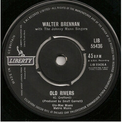 Walter Brennan Old Rivers / The Epic Ride Of John H. Glenn USED VINYL 7INCH 45 RPM SINGLE