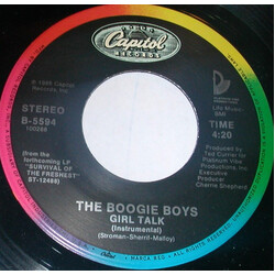 Boogie Boys Girl Talk USED VINYL 7INCH 45 RPM SINGLE