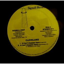 Cleveland (11) It Can't Happen Here USED VINYL 12INCH SINGLE 33 S RPM