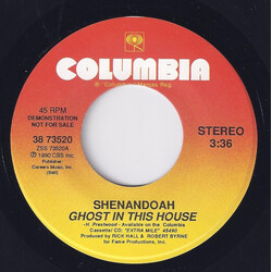 Shenandoah Ghost In This House / Ghost In This House USED VINYL 7INCH 45 RPM SINGLE PROMO STEREO
