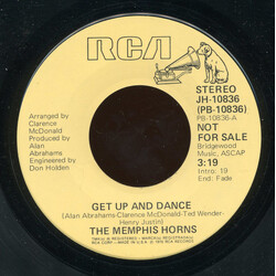 The Memphis Horns Get Up And Dance USED VINYL 7INCH 45 RPM PROMO STEREO MONO