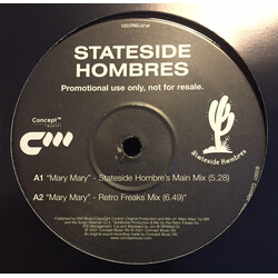 Stateside Hombres Mary Mary USED VINYL 12INCH PROMO