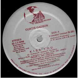 Curtis Gadson K. I. S. S.  Y. O. U. USED VINYL 12INCH 33 S RPM STEREO