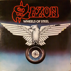 Saxon Wheels Of Steel Vinyl LP USED