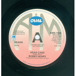 Bobby Henry Head Case USED VINYL 7INCH 45 RPM SINGLE PROMO