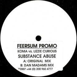 K-Oma / Lizzie Curious Substance Abuse VINYL 12" USED