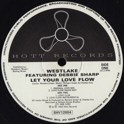 Westlake / Debbie Sharp Let Your Love Flow USED VINYL 12INCH 33 S RPM
