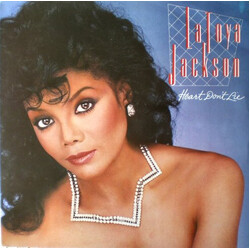 La Toya Jackson Heart Don't Lie Vinyl LP USED
