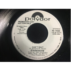 Starkravin' Can't Wait USED VINYL 7INCH 45 RPM PROMO STEREO
