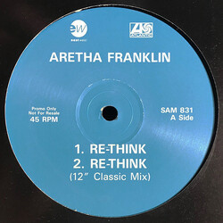 Aretha Franklin Re-Think USED VINYL 12INCH PROMO