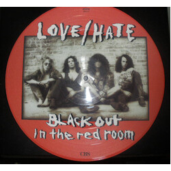 Love/Hate Black Out In The Red Room USED VINYL 12INCH SINGLE PICTURE DISC