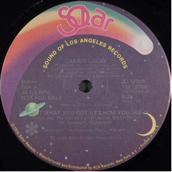 Carrie Lucas It's Not What You Got (It's How You Use It) Vinyl 12" USED