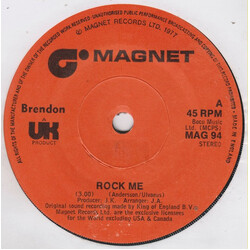 Brendon (2) Rock Me USED VINYL 7INCH SINGLE 45 RPM