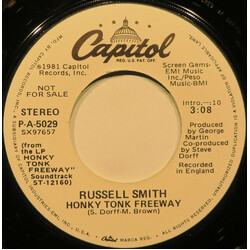 Russell Smith (5) Honky Tonk Freeway USED VINYL 7INCH 45 RPM PROMO