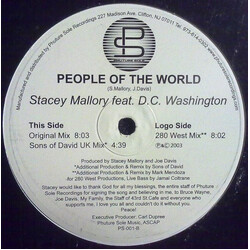 Stacey Mallory / D.C. Washington People Of The World USED VINYL 12INCH 45 RPM 33 S RPM