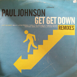 Paul Johnson Get Get Down (Remixes) USED VINYL 12INCH