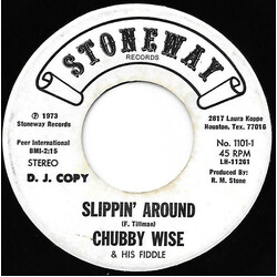 Chubby Wise Slippin' Around / I'll Be All Smiles Tonight USED VINYL 7INCH 45 RPM SINGLE PROMO