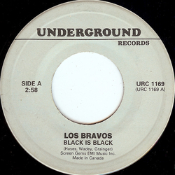 Los Bravos / Jane Morgan Black Is Black / With Open Arms Vinyl 7" USED