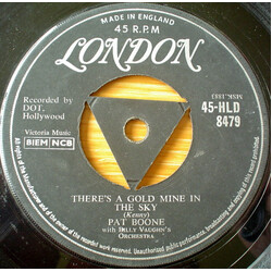 Pat Boone There's A Gold Mine In The Sky VINYL 7" USED