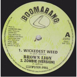 Brown Lion Wickedest Weed / Suffera USED VINYL 12INCH