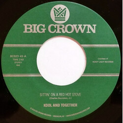 Kool And Together Sittin' On A Red Hot Stove USED VINYL 7INCH 45 RPM