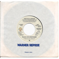 Ashford & Simpson Get Out Your Handkerchief USED VINYL 7INCH 45 RPM SINGLE PROMO STEREO MONO