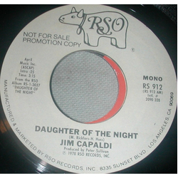 Jim Capaldi Daughter Of The Night Vinyl 7" USED