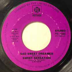 Sweet Sensation (2) Sad Sweet Dreamer USED VINYL 7INCH 45 RPM SINGLE STYRENE
