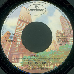 Kurtis Blow Starlife / Way Out West USED VINYL 7INCH 45 RPM STYRENE STEREO