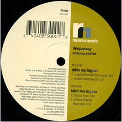 Deep Swing / Xavior Takin' Me Higher USED VINYL 12INCH 33 S RPM