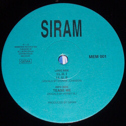 Siram I.L.U. / Tease Me USED VINYL 12INCH