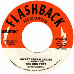 Box Tops Sweet Cream Ladies / Neon Rainbow Vinyl 7" USED