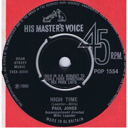 Paul Jones High Time USED VINYL 7INCH 45 RPM SINGLE